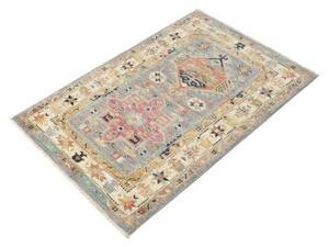 Tappeto Floralia Stilizzato Azzurro Avorio 80x120 Cm