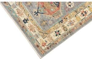 Tappeto Floralia Stilizzato Azzurro Avorio 80x120 Cm