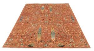 Tappeto Floralia Floreale Ruggine Blu Petrolio 165x230 Cm