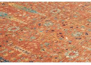 Tappeto Floralia Floreale Ruggine Blu Petrolio 165x230 Cm