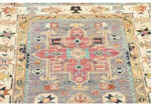 Tappeto Floralia Stilizzato Azzurro Avorio 80x120 Cm