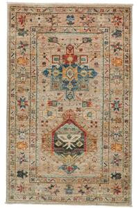 Tappeto Floralia Stilizzato Tortora Blu Corsia 82x243 Cm