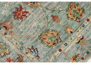 Tappeto Zigler Fine Stilizzato Azzurro Beige Corsia 77x253 Cm