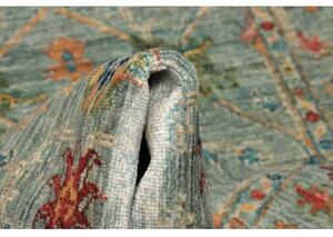 Tappeto Zigler Fine Stilizzato Azzurro Beige Corsia 77x253 Cm
