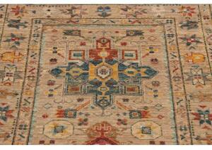 Tappeto Floralia Stilizzato Tortora Blu Corsia 82x243 Cm