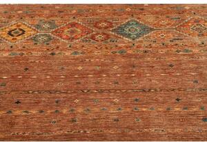 Tappeto Istintia Geometrico Ruggine Blu Petrolio 129x176 Cm