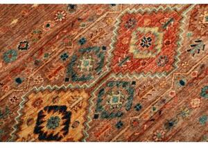 Tappeto Istintia Geometrico Ruggine Blu Petrolio 129x176 Cm