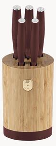 Set di coltelli da cucina in acciaio inossidabile con supporto Leonardo, set da 6