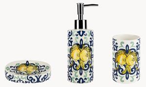 Set di 3 accessori da bagno in ceramica Amalfi