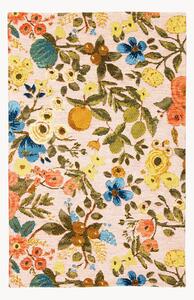 Tappeto a pelo corto in ciniglia Fiori Frida