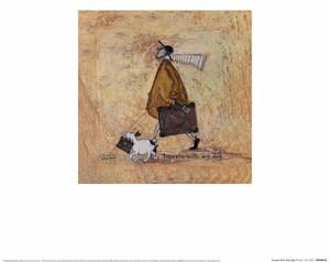 Stampa d'arte Sam Toft - Travels With The Dog, (30 x 30 cm)