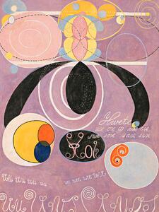 Stampa artistica The 10 Largest No 6 Purple Abstract - Hilma af Klint, (30 x 40 cm)