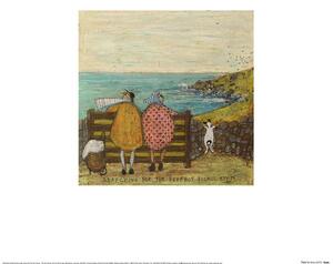 Stampe d'arte Sam Toft - Searching For The Perfect Picnic Spot, (30 x 30 cm)