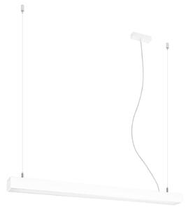 Lampada a sospensione PINNE 90 bianco 1xLED 24W alluminio 150x6x90cm Thoro Lighting