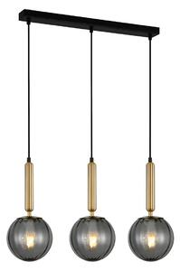 Italux Ravena lampadario moderno in ottone PND-2324-3L BRO+SG
