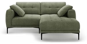 Divano angolare verde (con penisola a destra/con chaise lounge) Bemy – Micadoni