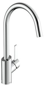 Miscelatore monocomando per lavello, modello Easyfit, finitura cromata