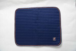 Letto per cani Bucas Topper Therapy Navy/Orange M (88 x 58 cm)