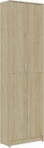 Armadio Corridoio Rovere Sonoma 55x25x189 cm Legno Multistrato
