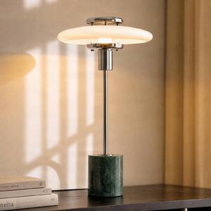 Lampada da tavolo Branford Lindby, Verde, Soggiorno / Sala da pranzo, Vetro, Vintage, Lampada da tavolo