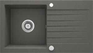 1-bowl granite sink with drainer