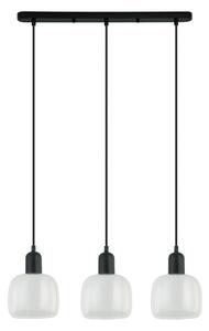 Italux Lamezia lampadario moderno nero PND-67594-3-BK+CL