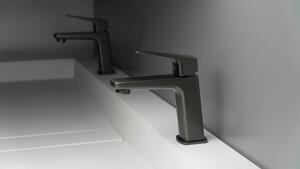 Miscelatore per lavabo verticale Deante titanio, ottone, ecologia, design