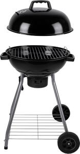 Alpina Barbecue - Barbecue sferico - BBQ - con coperchio - Ø 45 cm - carbone di legna