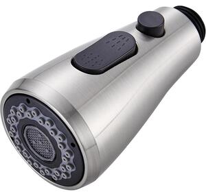 Miscelatore da cucina in acciaio inossidabile, a risparmio idrico, girevole a 360°, con 2 tipi di getto, modello FF03S1