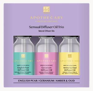 Set di 3 oli essenziali per diffusore Trio Sensual