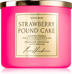 Bath & Body Works Strawberry Pound Cake candela profumata 411 g