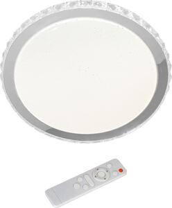 Plafoniera LED rotonda con telecomando LAYLA bianca 66W, tonalità di bianco 3300 lm, metallo, dimensioni: 6x50x50 cm, IP20, Milagro
