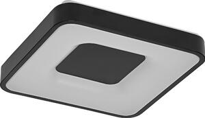 OSRAM Orbis Piana Lampada da soffitto a LED 380 mm, 24 W, 3000 K bianco caldo, Click-DIM, nero, metallo, IP20