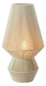 Lampada da tavolo di colore naturale con paralume in tessuto (altezza totale 54 cm) Razzo – Markslöjd