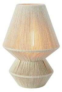 Lampada da tavolo di colore naturale con paralume in tessuto (altezza totale 34 cm) Razzo – Markslöjd