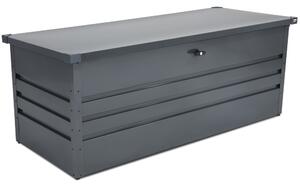 Baule da giardino in metallo Philadelphia 550l di Store Boss antracite