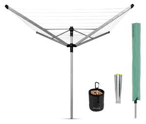 Stendino da giardino argentato 50 m Lift-o-Matic Advance – Brabantia