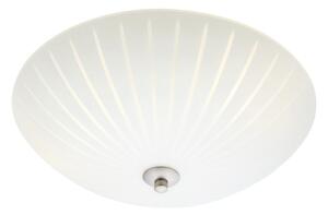 Plafoniera bianca con paralume in vetro ø 35 cm Cut – Markslöjd