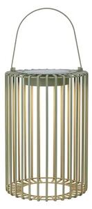 Lanterna a LED verde con alimentazione a pannelli solari e con ricarica USB da esterno (altezza totale 54 cm) Cavia – Markslöjd
