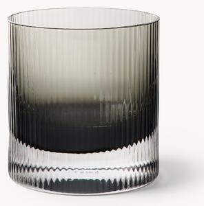 Set di 2 bicchieri in vetro soffiato Ripple