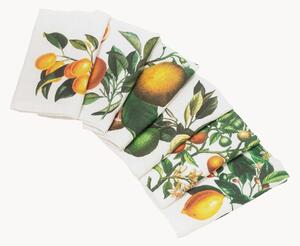 Set di 6 tovaglioli in lino Citrus
