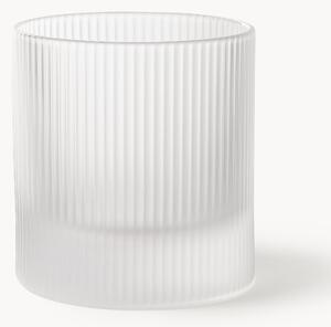 Set di 2 bicchieri in vetro soffiato Ripple