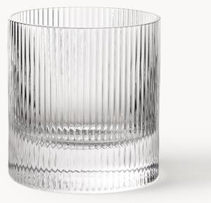 Set di 2 bicchieri in vetro soffiato Ripple