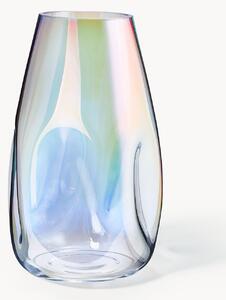 Vaso grande in vetro soffiato Rainbow, alt. 35 cm