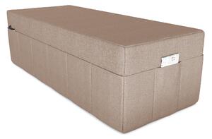 POKAR copertura per materasso pieghevole in 3 parti materasso pieghevole per ospiti letto da campeggio letto pieghevole, dimensioni: copertura 160 x 195, colore: beige