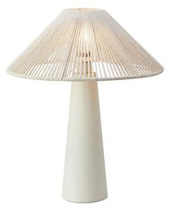 Lampada da tavolo beige con paralume in tessuto (altezza totale 50 cm) Favoro – Markslöjd