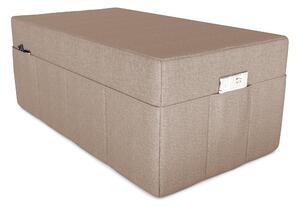 POKAR copertura per materasso pieghevole in 3 parti materasso pieghevole per ospiti letto da campeggio letto pieghevole, dimensioni: copertura 120 x 195, colore: beige