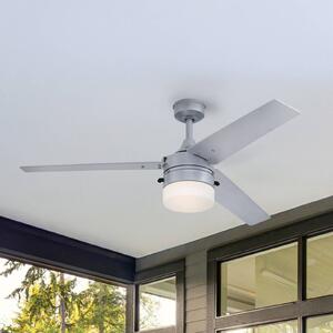 Westinghouse Ventilatore Westinghouse, luce 7316540, color argento/nero 7316540, Cromo / Argento, Soggiorno / Sala da pranzo, Plastica, Moderno