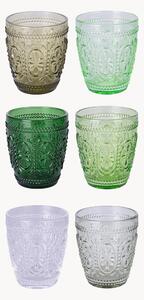 Set di 6 bicchieri verdi Imperial
