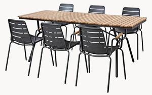 Set da giardino in legno di teak Parc 7 pz